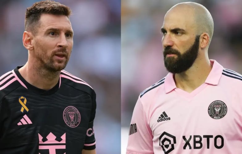 Messi bất ngờ tái hợp với Higuain tại Inter Miami