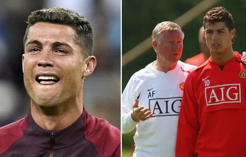 Ronaldo bật khóc trong buổi tập của MU