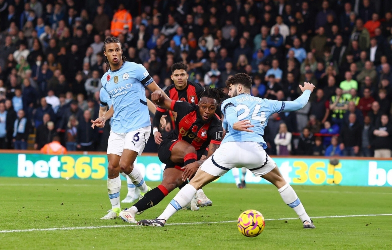 Haaland im tiếng, Man City thua xứng đáng trước Bournemouth