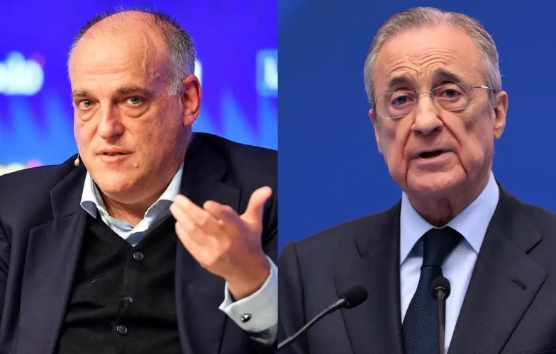 Chủ tịch La Liga cáo buộc Florentino Perez nói dối