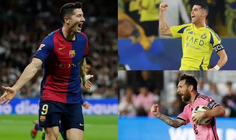 Chói sáng tại Barca, Lewandowski tiệm cận Ronaldo và Messi tại Cúp C1