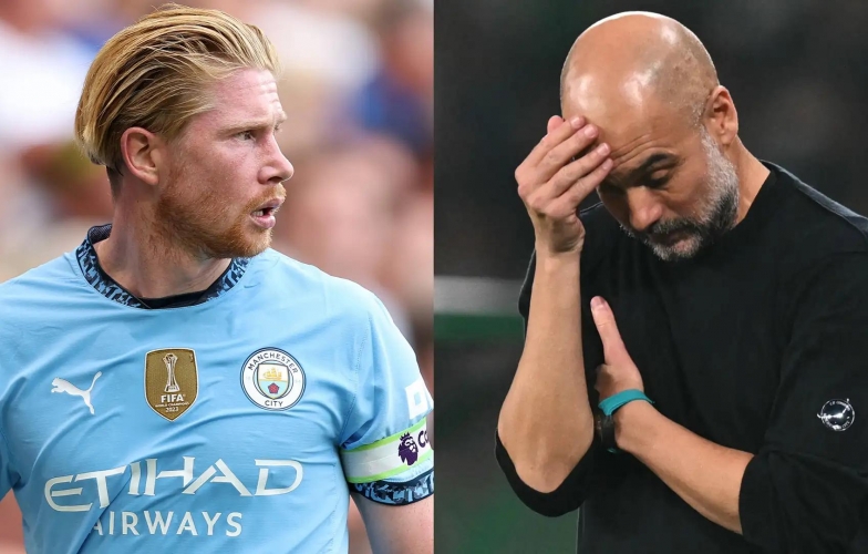 Pep Guardiola lên tiếng về việc rạn nứt với De Bruyne