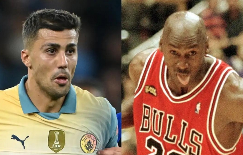 HLV Pep Guardiola so sánh Rodri với Michael Jordan