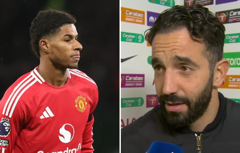 HLV Amorim tuyên bố lý do loại bỏ Rashford khỏi đội hình MU