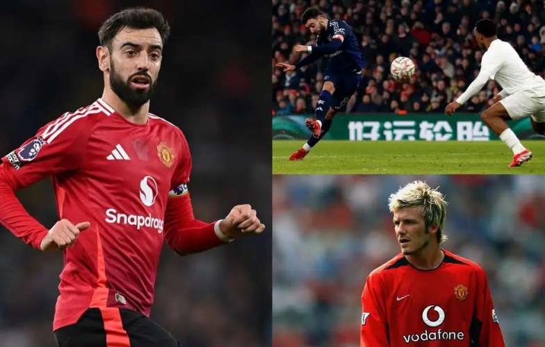 Bruno Fernandes phá vỡ kỷ lục của Beckham tại MU