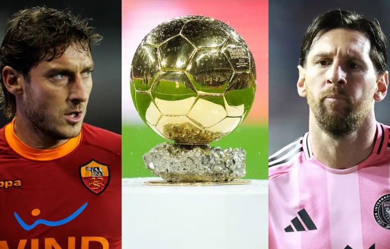 Totti tuyên bố thứ khiến Messi không thể giành 8 Quả bóng Vàng