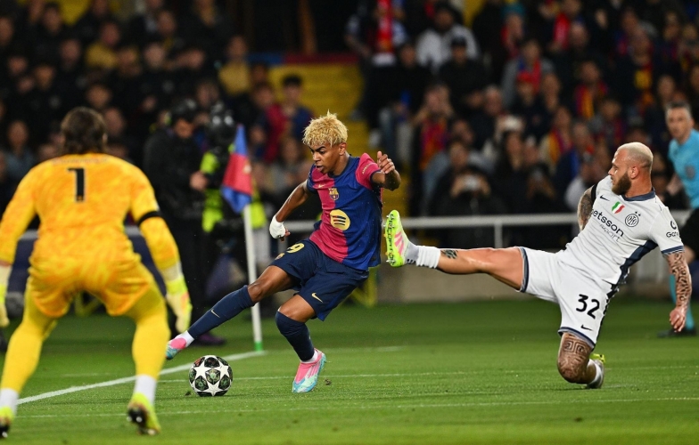 Barca cùng Inter rượt đuổi nghẹt thở trong trận cầu 6 bàn