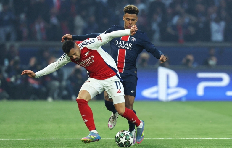 Trực tiếp PSG 2-1 Arsenal: Thắp lên hy vọng