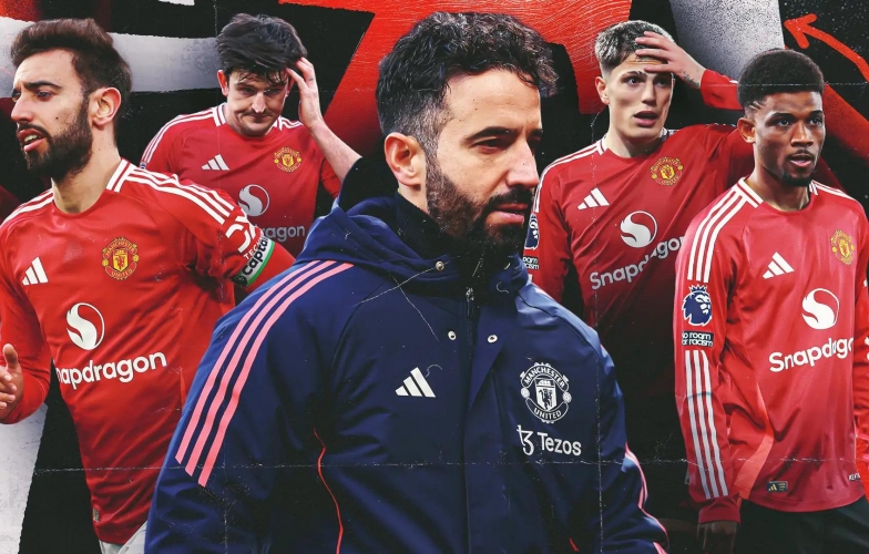 Man United 2024/25: Mùa giải thảm họa bậc nhất lịch sử