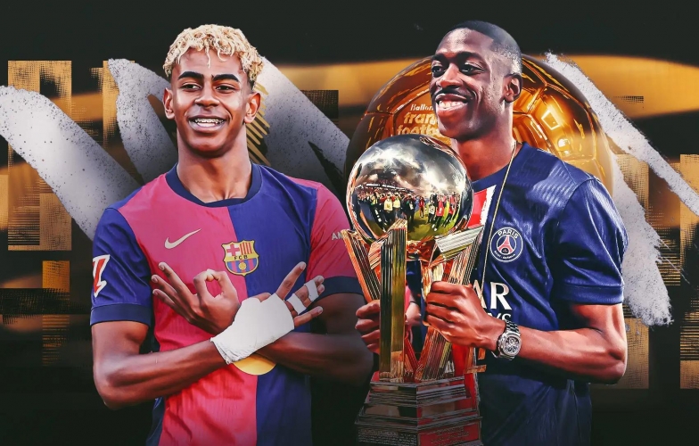 Quả bóng vàng 2025: Yamal vượt mặt Dembele