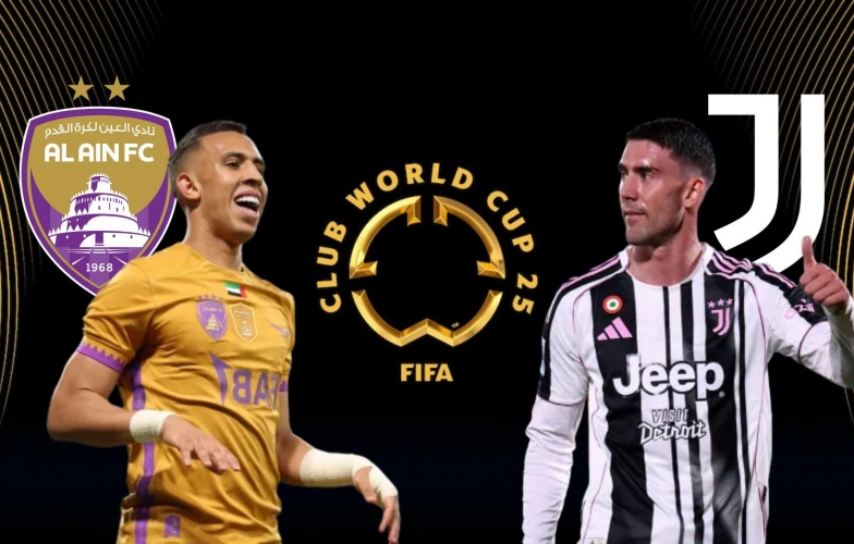 Trực tiếp Juventus vs Al Ain, 8h00 hôm nay 19/6