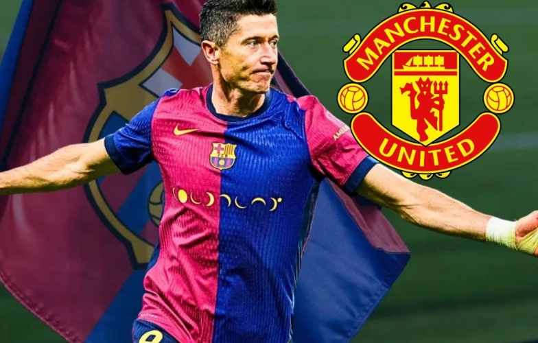 Thay thế Lewandowski, Barca bất ngờ chọn mua tiền đạo của MU