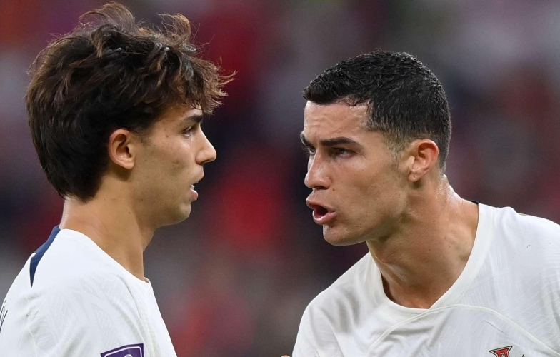 Ronaldo bất ngờ 'dằn mặt' đàn em Joao Felix tại Al Nassr