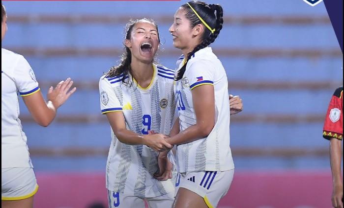 Philippines thắng Đông Timor 7-0 ở giải nữ Đông Nam Á 2025