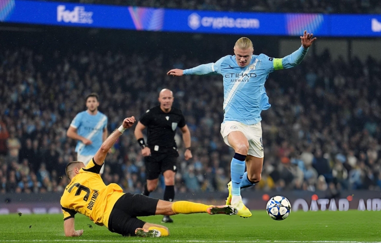 Haaland ghi bàn, Man City đại thắng Dortmund tại Champions League