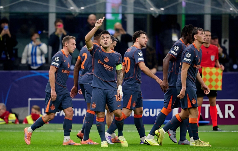 Inter Milan duy trình thành tích hoàn hảo tại Champions League