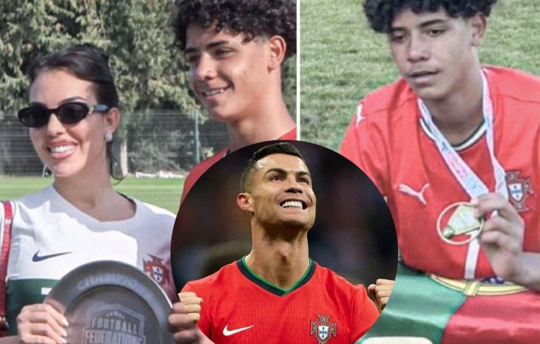 CHÍNH THỨC: Con trai Ronaldo lập cú đúp danh hiệu tại Bồ Đào Nha