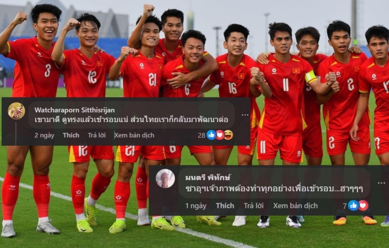 CĐV Thái Lan: 'Tầm này thì U23 Việt Nam chẳng sợ Ả Rập Saudi đâu'