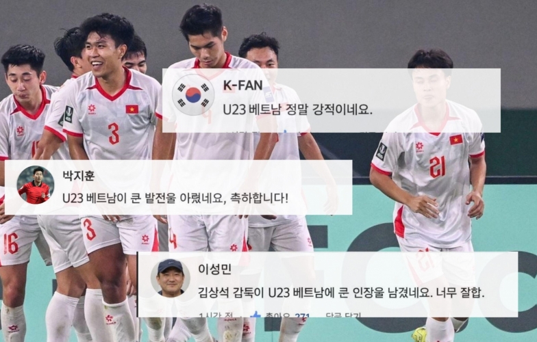 CĐV Hàn Quốc nói điều thật lòng về đẳng cấp của U23 Việt Nam