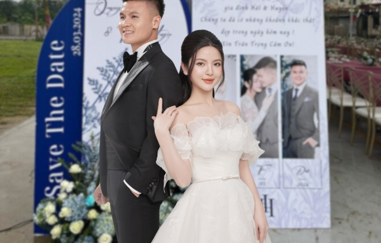 Sự tinh tế trong đám cưới Quang Hải - Chu Thanh Huyền, CDM khen không hết lời