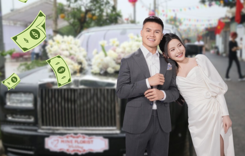 HOT: Quang Hải đánh Rolls Royce 14 tỷ rước Chu Thanh Huyền, bóc loạt chi tiết tại đám cưới rõ độ tài phiệt