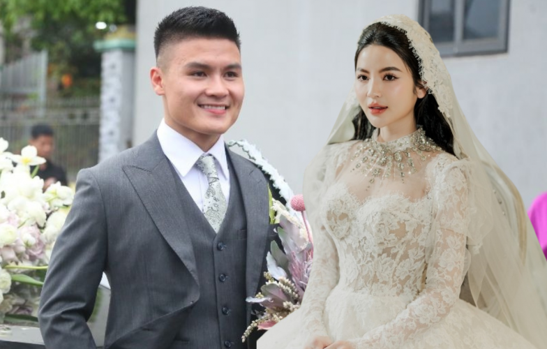 Đám cưới Quang Hải: 1 khoảnh khắc trăm năm khiến khán giả rơi lệ, nhan sắc cô dâu qua CAM thường có đỉnh?