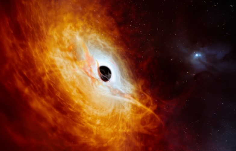 Hố đen vũ trụ khổng lồ sáng hơn Mặt trời 500 tỷ lần, nuốt chửng - thiêu đốt mọi thứ