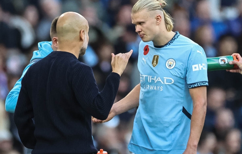 Pep Guardiola bảo vệ một Haaland hoang phí