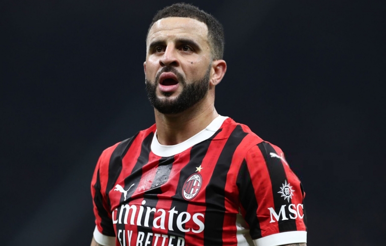 Kyle Walker trở lại đội hình AC Milan trước trận đại chiến với Lazio