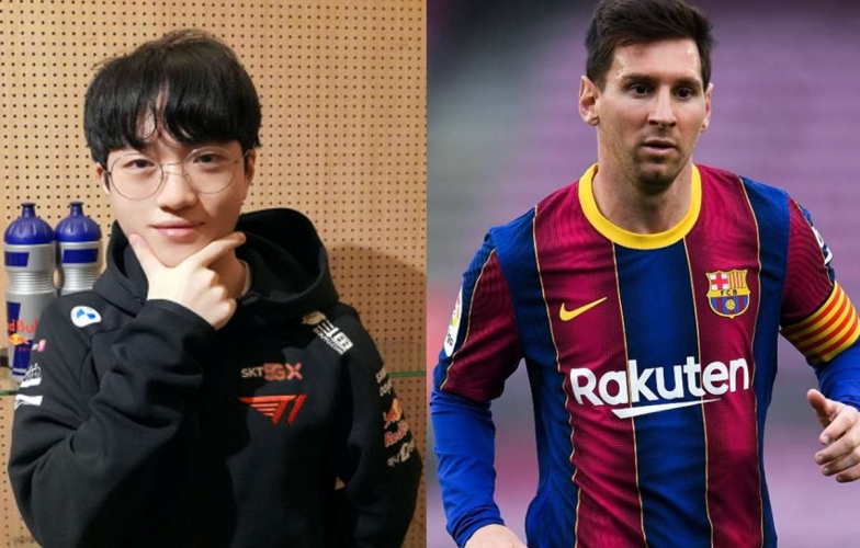 LMHT: Keria hóa ra là fan cuồng của Messi, mặc cả áo đấu của PSG lên livestream
