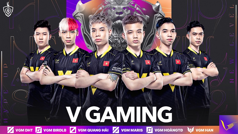 Đại bàng V Gaming giữ nguyên đội hình, sẵn sàng bay cao tại ĐTDV Mùa Xuân 2022