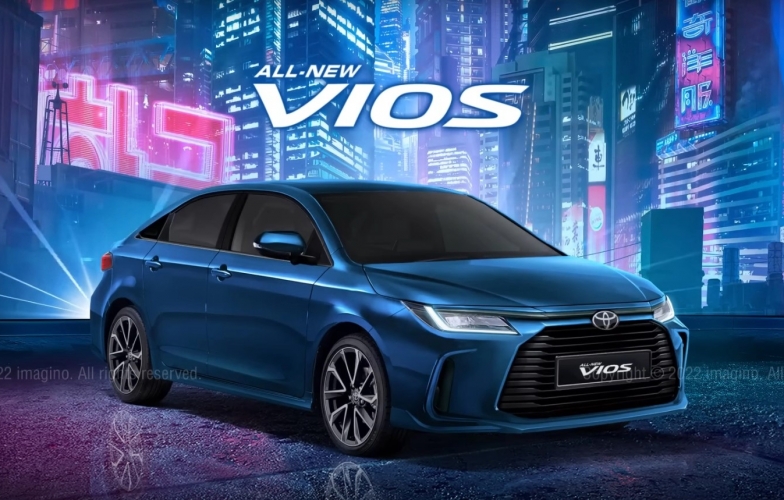 Sedan 'quốc dân' Toyota Vios 2023 lộ diện, thiết kế hòa trộn Corolla Altis và Camry, ra mắt 9/8