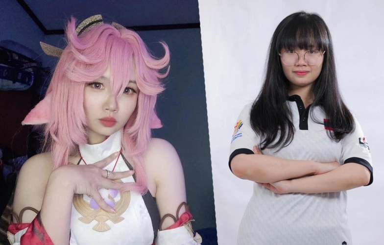 Nữ tuyển thủ Lào cosplay nhân vật Yae Miko trong Genshin Impact