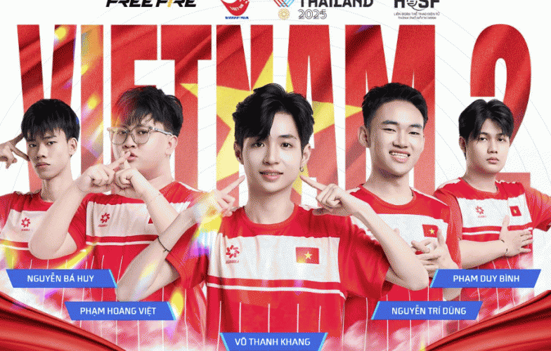 Đội hình tuyển Free Fire Việt Nam dự Sea Games 33