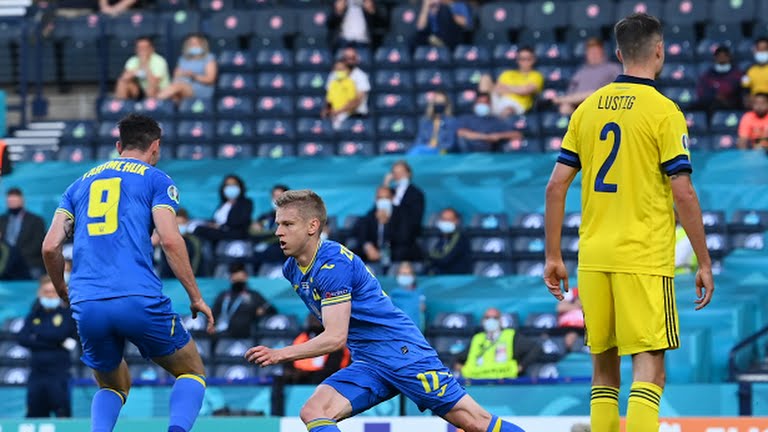 Video Thụy Điển 0-1 Ukraina: Sao Man City vô lê đẳng cấp