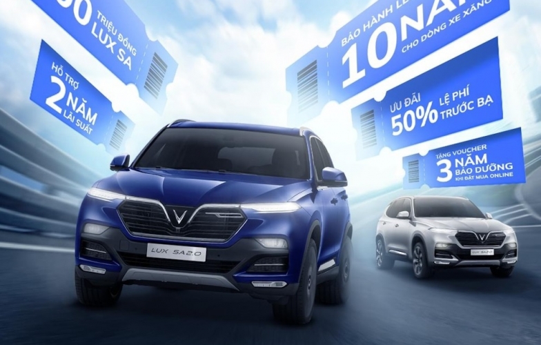 Giá bán và ưu đãi mua xe VinFast Tết 2022 cho ô tô xăng