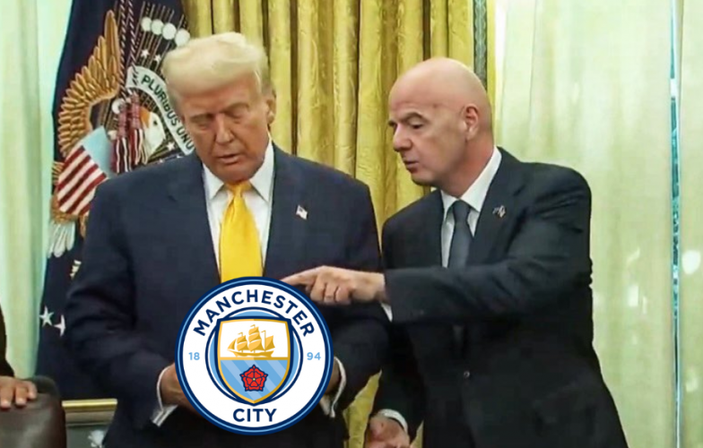 Chủ tịch FIFA nói với Tổng thống Trump: “Man City là ứng viên vô địch”