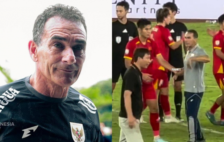 HLV U23 Indonesia hành động không đẹp với HLV Kim Sang Sik