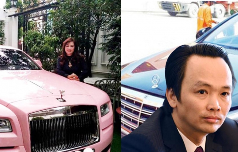 So sánh dàn xe siêu sang của ông Trịnh Văn Quyết và bà Nguyễn Phương Hằng