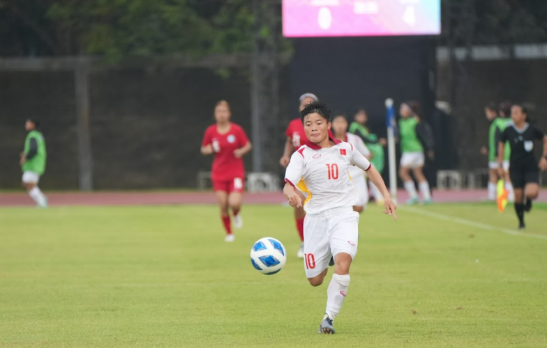 Tiền đạo U19 nữ Việt Nam có cơ hội ẵm giải 'Vua phá lưới' U19 Đông Nam Á