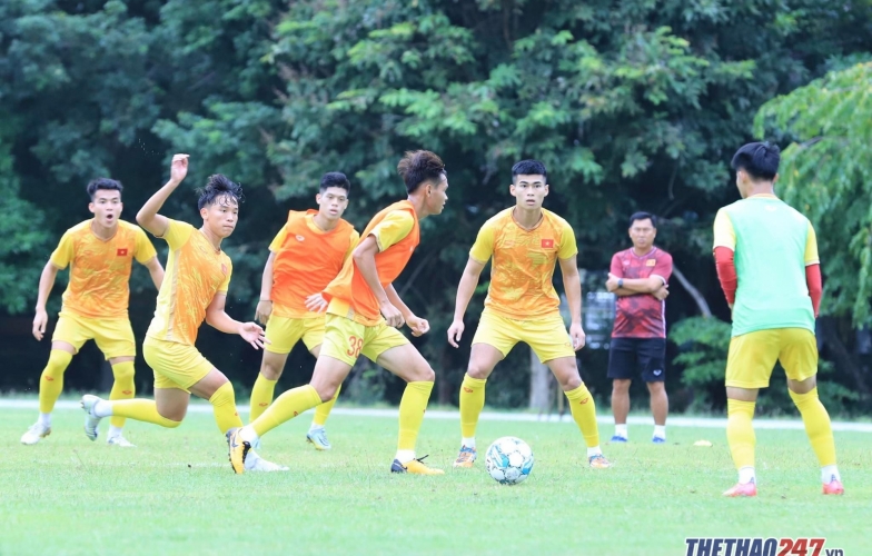 U23 Việt Nam rèn một kỹ năng để vô hiệu hóa 'bài tủ' của U23 Indonesia