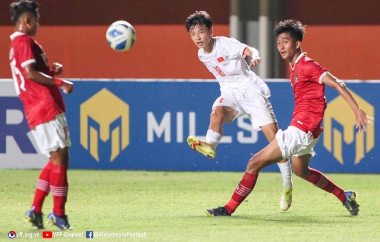 U16 Việt Nam thua đậm 5 bàn trước U16 Indonesia