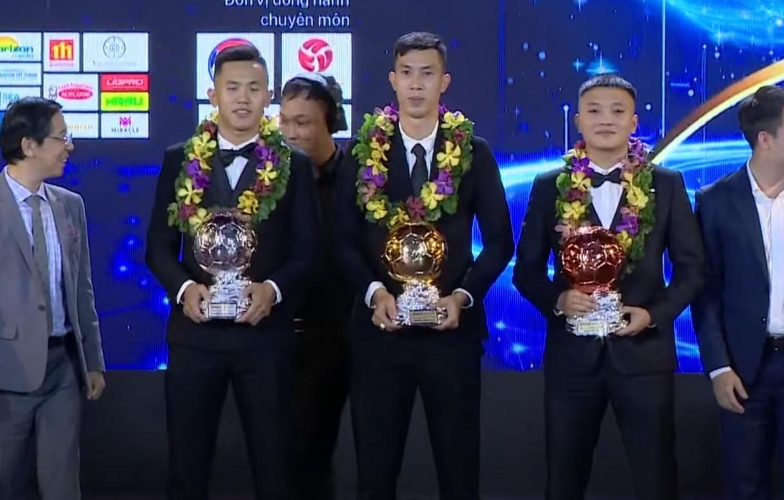 Trực tiếp Lễ trao giải Quả bóng Vàng Việt Nam 2024: Thịnh Phát giành QBV futsal