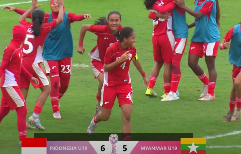Sút luân lưu kịch tính, U19 nữ Indonesia đánh bại Myanmar giành hạng 3 Đông Nam Á