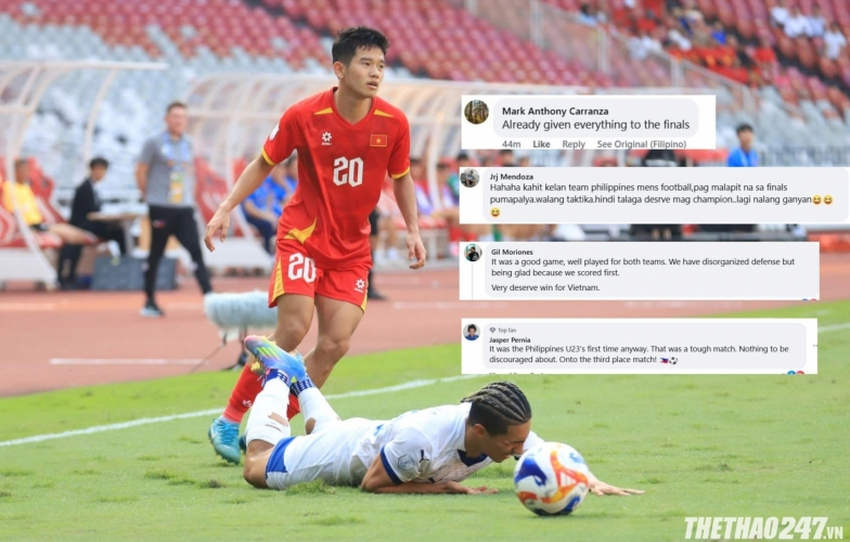 CĐV Philippines đồng loạt lên tiếng sau trận thua U23 Việt Nam