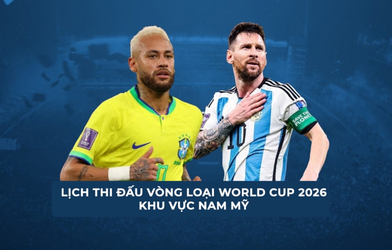 Lịch thi đấu vòng loại World Cup 2026 Nam Mỹ mới nhất