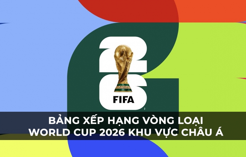 Bảng xếp hạng vòng loại World Cup 2026 khu vực châu Á