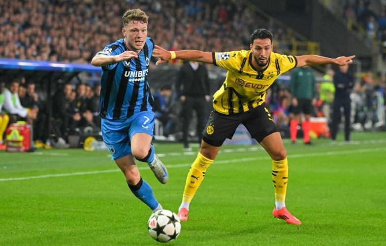 Trực tiếp Club Brugge 0-0 Dortmund: Đội khách áp đảo