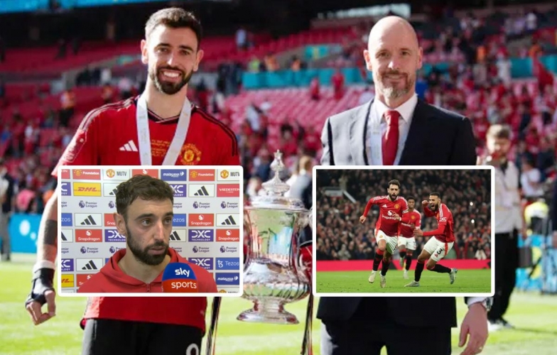 Bruno Fernandes xin lỗi Erik ten Hag