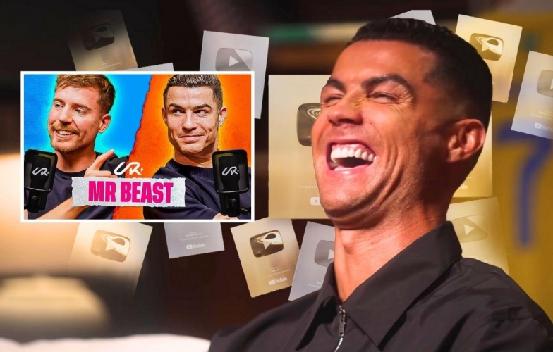 Cristiano Ronaldo làm bùng nổ internet với Mr Beast